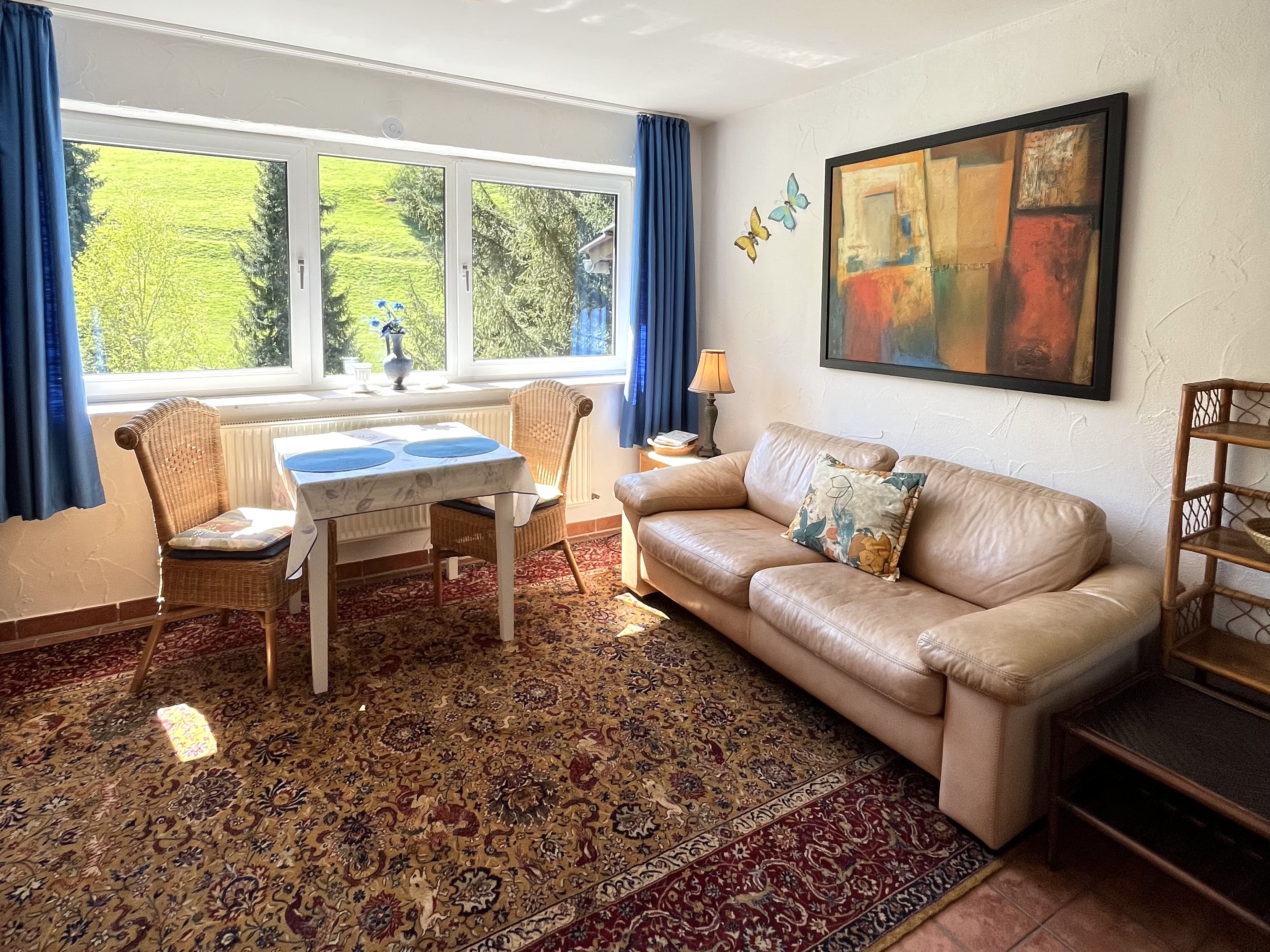 Haus Stettner: 40qm-Ferienwohnung Wohn-Esszimmer